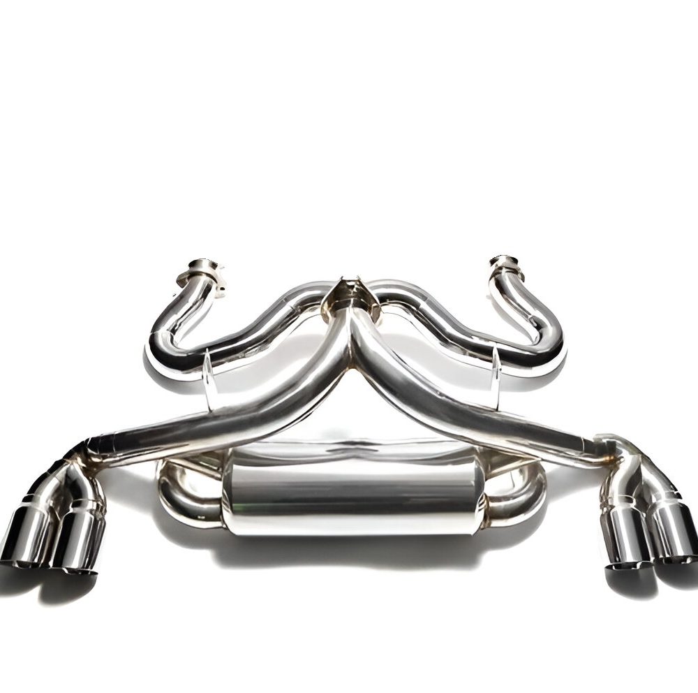 ARMYTRIX Valvetronic Exhaust System w/ Chrome Silver Tips for Ferrari F355