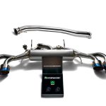 ARMYTRIX Valvetronic Exhaust System w/ Blue Tips for R35 Nissan GT-R