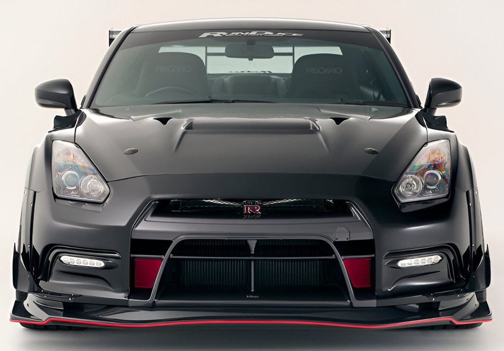 Varis Big Canard Ver.2 (for Ultimate 17' Front Bumper Ver.2) for CBA-R35 / DBA-R35 Nissan GT-R - Installed