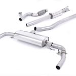 Milltek Valved Catback Exhaust System for C117 Mercedes-AMG CLA45 - Resonated Version