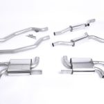 Milltek Catback Exhaust System for 958.1 Porsche Cayenne Turbo - Resonated Version