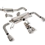 Milltek Valved Secondary Catback Exhaust System for GZEA14 Toyota GR Corolla - Resonated Version with Polished Tips