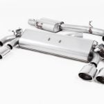 Milltek Catback Exhaust System for MK7.5 Volkswagen Golf R (non GPF / OPF) - Resonated Version with Polished Oval Tips