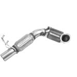 Milltek Large-Bore Downpipe with Hi-Flow Sports Cat & EC Approval for 5F SEAT León Cupra ST Estate / MK7.5 Volkswagen Golf R Estate