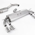 Milltek Race Catback Exhaust System for MK7.5 Volkswagen Golf R (non GPF / OPF) - Resonated Version with Polished Oval Tips