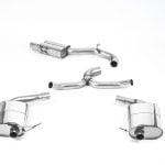 Milltek Resonated Catback Exhaust System with EC Approval for MK7.5 Volkswagen Golf R Estate (GPF / OPF)