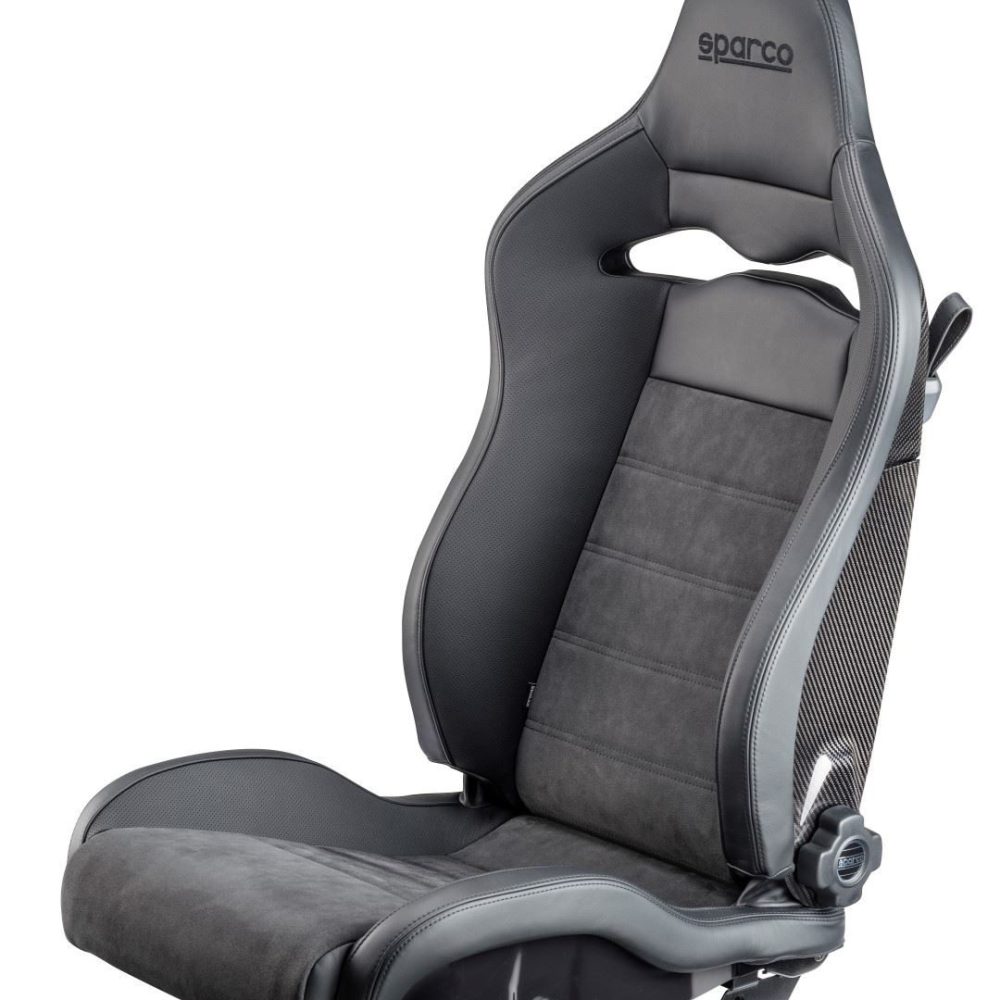 Sparco SPX Seat in Black Leather & Alcantara