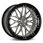 Vossen Forged Series 21 S21-02 Three-Piece Wheel in Dark Smoke - Left Side