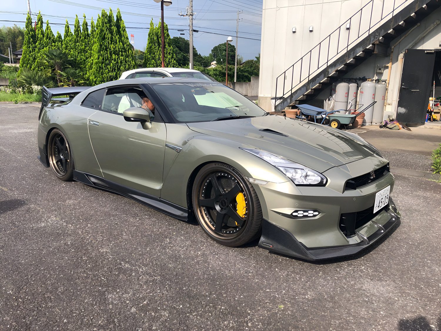 VeilSide Ver. I Side Skirts for EBA-R35 Nissan GT-R