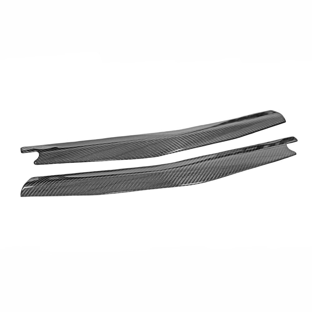Exotic Car Gear Carbon Lower Center Console Side Trim Strips for LP580-2 / LP610-x / LP640-x Lamborghini Huracan, Evo, STO and Tecnica [ECG-LAM-HULST-2X,ECG-LAM-HULST-FO] in 2x2 Twill Weave