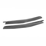 Exotic Car Gear Carbon Lower Center Console Side Trim Strips for LP580-2 / LP610-x / LP640-x Lamborghini Huracan, Evo, STO and Tecnica [ECG-LAM-HULST-2X,ECG-LAM-HULST-FO] in 2x2 Twill Weave