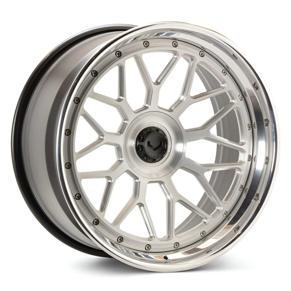 Vossen Forged GEN Series GEN-03 Three-Piece Wheel with Classic Gloss Black Center Cap - Left Side