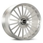 Vossen Forged GEN Series GEN-04 Monoblock Wheel with Classic Gloss Black / Brushed Gloss Clear Center Cap - Left Side
