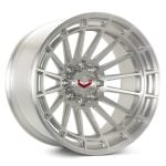 Vossen Forged LCX Series LCX-01 Monoblock Wheel in Brushed Gloss Clear - Left Side
