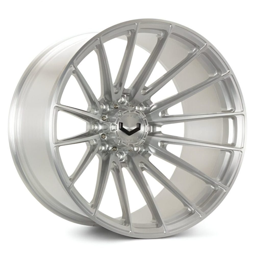 Vossen Forged VFX Series VFX-01 Monoblock Wheel in Brushed Gloss Clear - Leftside View