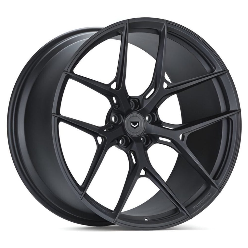 Vossen Forged Series 21 S21-01 Monoblock Wheel in Matte Midnight Smoke - Left Side
