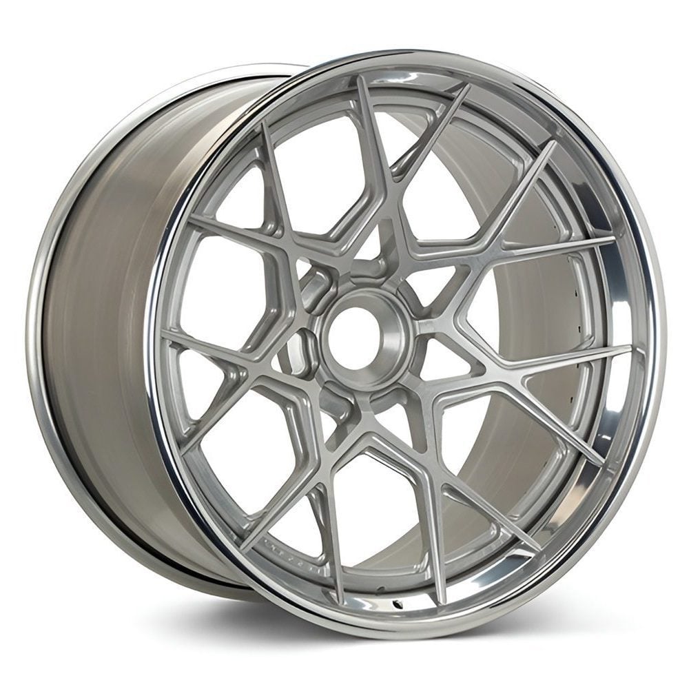 Vossen Forged Series 21 S21-07 Three-Piece Wheel in Marbled Gloss Clear - Left Side