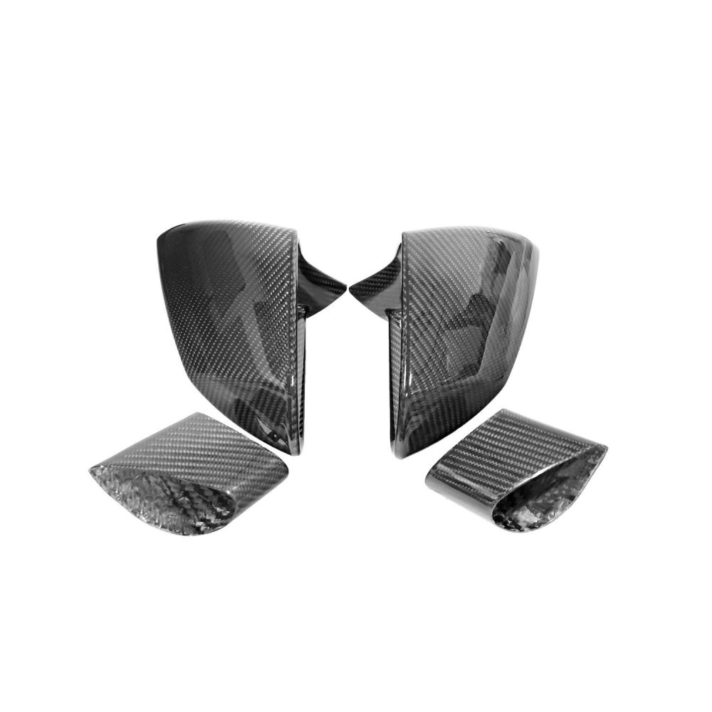 Exotic Car Gear Carbon Mirror Replacements With Bases for LP550-4 / LP560-4 / LP570-4 Lamborghini Gallardo
