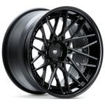 Vossen Forged Series 17 S17-07 Three-Piece Wheel in Gloss Black & Satin Black - Left Side