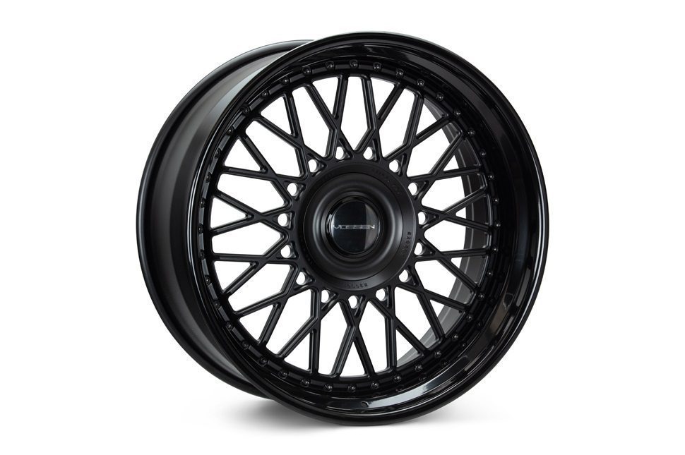 Vossen Forged ERA Series ERA-1 Three-Piece Wheel in Satin Black & Gloss Black - Left Side