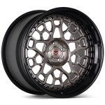 Vossen Forged ERA Series ERA-4 Three-Piece Wheel in Platinum & Gloss Black - Left Side