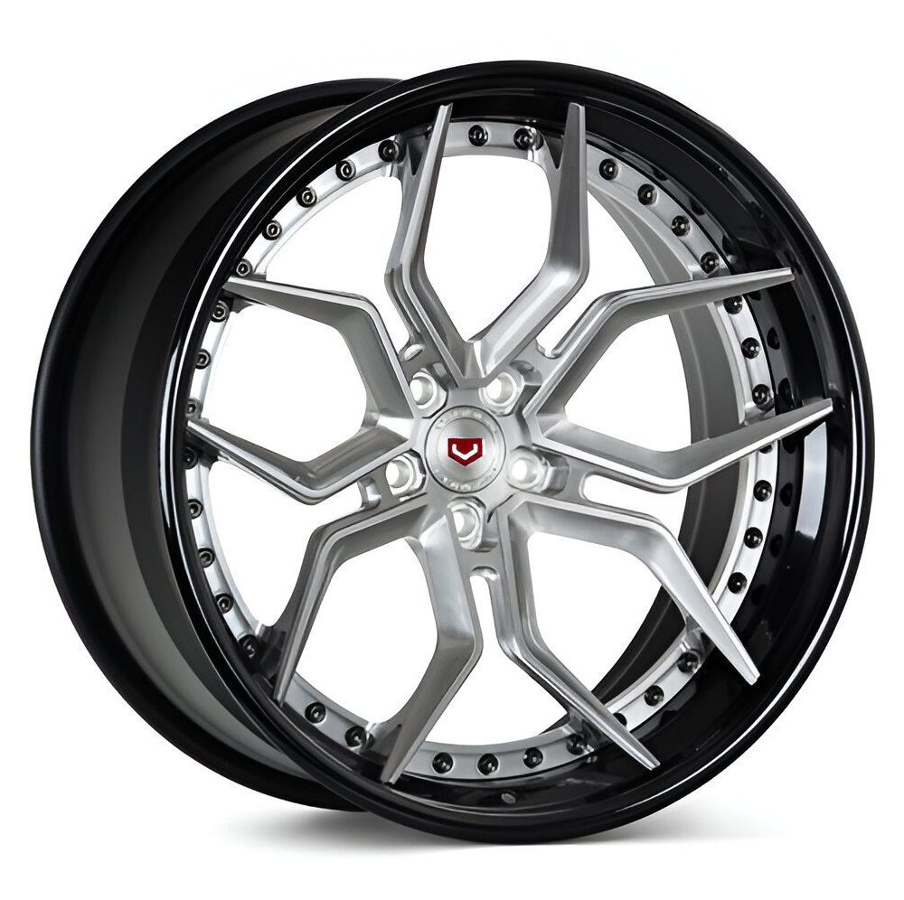Vossen Forged EVO Series EVO-3 Three-Piece Wheel in Light Smoke & Gloss Black - Left Side