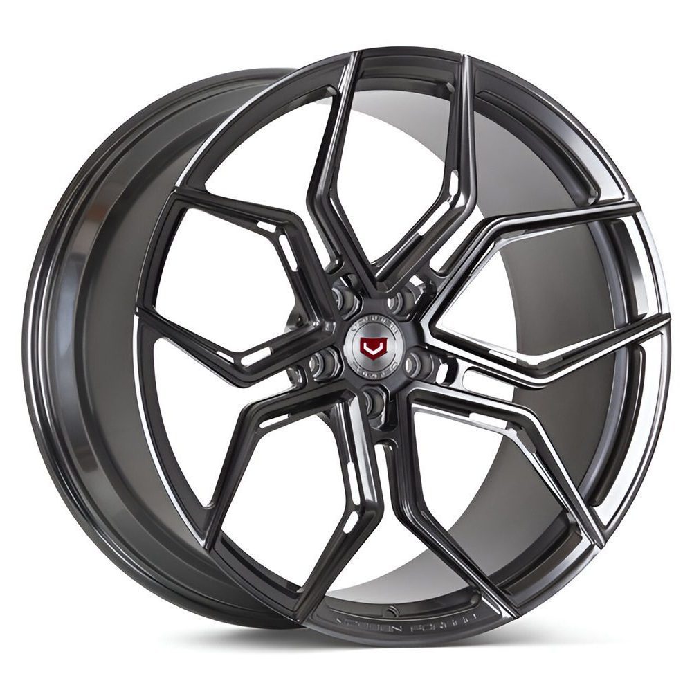 Vossen Forged EVO-R Series EVO-3R Monoblock Wheel in Polished Dark Smoke - Left Side