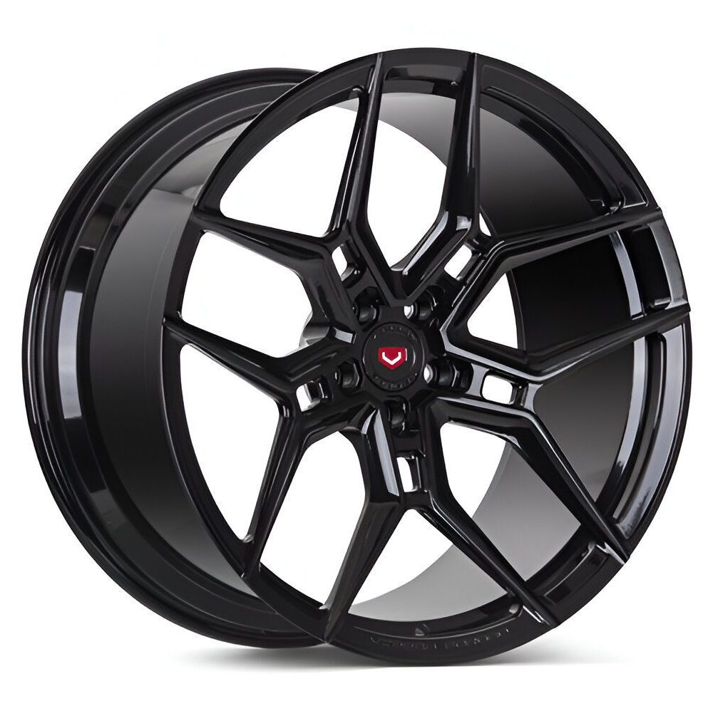 Vossen Forged EVO Series EVO-4 Monoblock Wheel in Gloss Black - Left Side