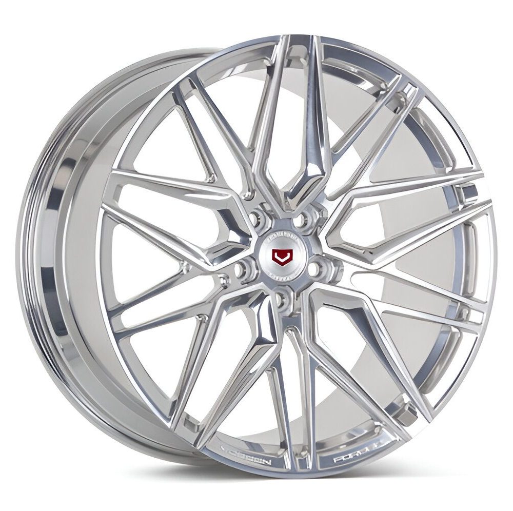 Vossen Forged EVO Series EVO-5 Monoblock Wheel in Polished Gloss Clear - Left Side