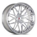 Vossen Forged EVO-R Series EVO-5R Three-Piece Wheel in Brushed & Polished Gloss Clear - Left Side