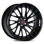 Vossen Forged EVO Series EVO-6T Three-Piece Wheel in Satin Black & Gloss Black - Left Side
