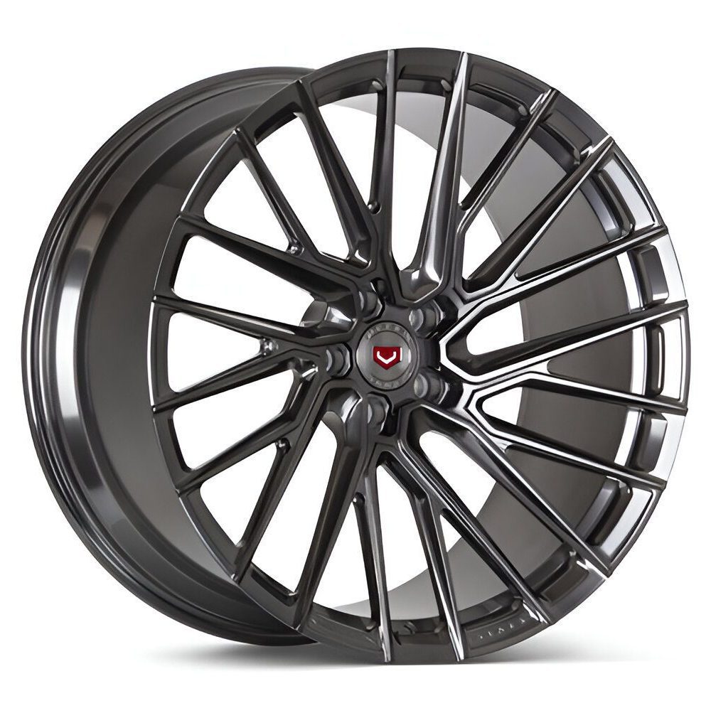 Vossen Forged EVO Series EVO-6T Monoblock Wheel in Polished Dark Smoke - Left Side