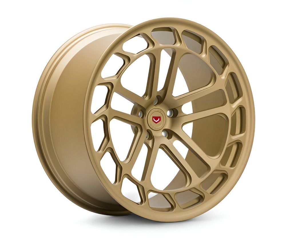 Vossen Forged LC2 Series LC2-C1 Monoblock Wheel in Satin Gold - Left Side