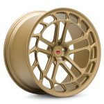 Vossen Forged LC2 Series LC2-C1 Monoblock Wheel in Satin Gold - Left Side