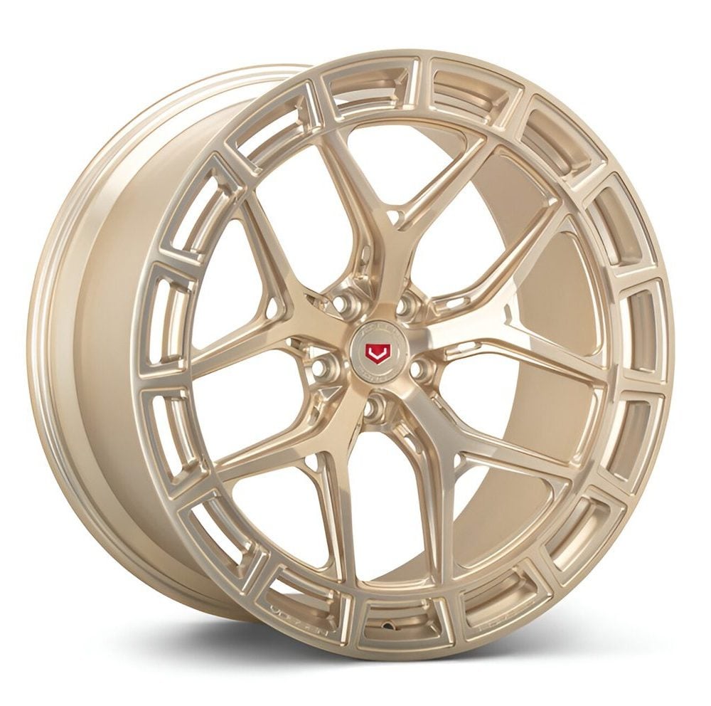 Vossen Forged LC3 Series LC3-01 Monoblock Wheel in Patina Gold - Left Side