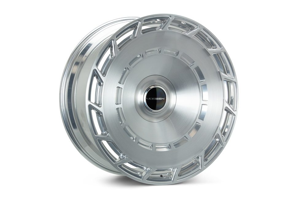 Vossen Forged LC3 Series LC3-11T Monoblock Wheel in Brushed Gloss Clear - Left Side