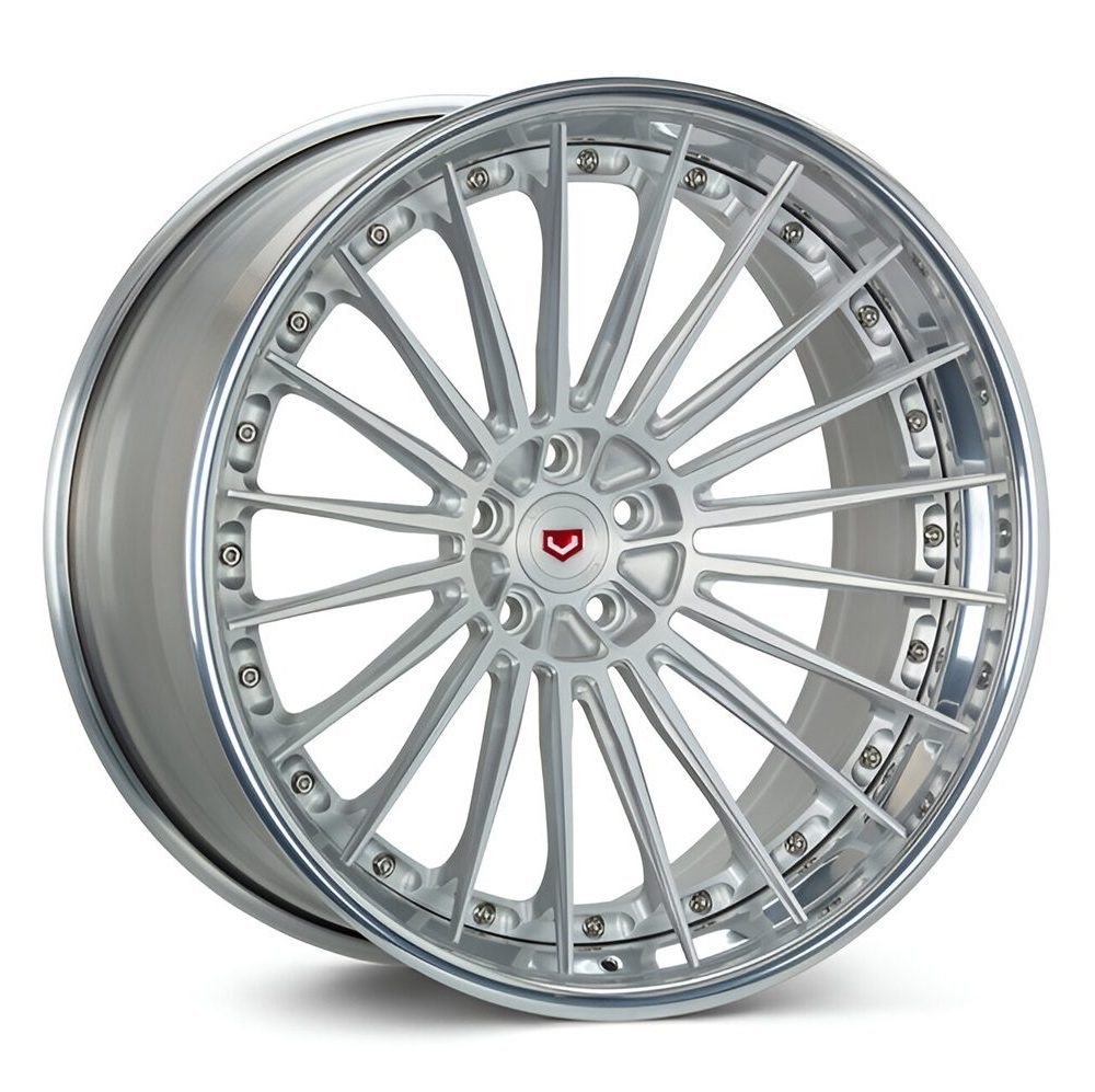 Vossen Forged Series 17 S17-04 Three-Piece Wheel in Matte Clear & Gloss Clear - Left Side