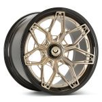 Vossen Forged Series 21 S21-08 Carbon Wheel in Patina Gold - Left Side