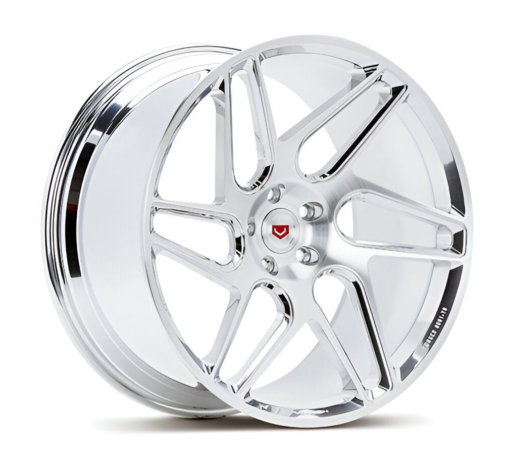 Vossen Forged CG Series CG-206T Monoblock Wheel in Brushed / Polished Gloss Clear - Left Side