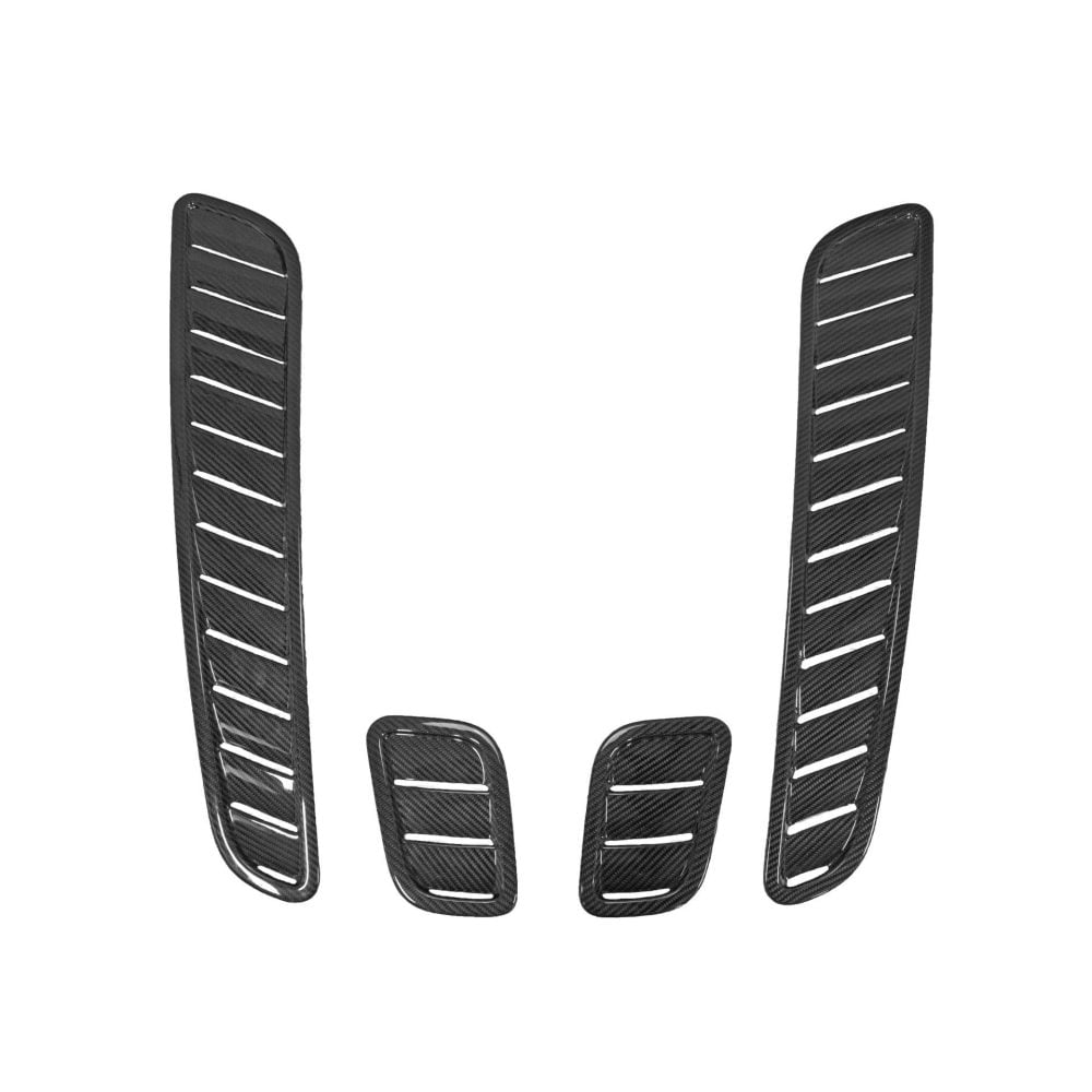 Exotic Car Gear Carbon 4-Piece Hood Vents for Aston Martin Vantage