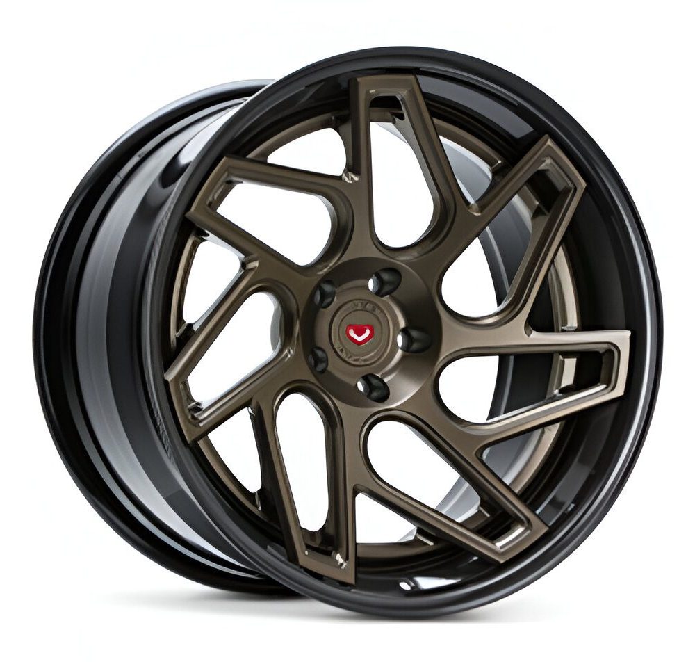 Vossen Forged CG Series CG-209T Three-Piece Wheel in Satin Bronze & Midnight Smoke - Left Side