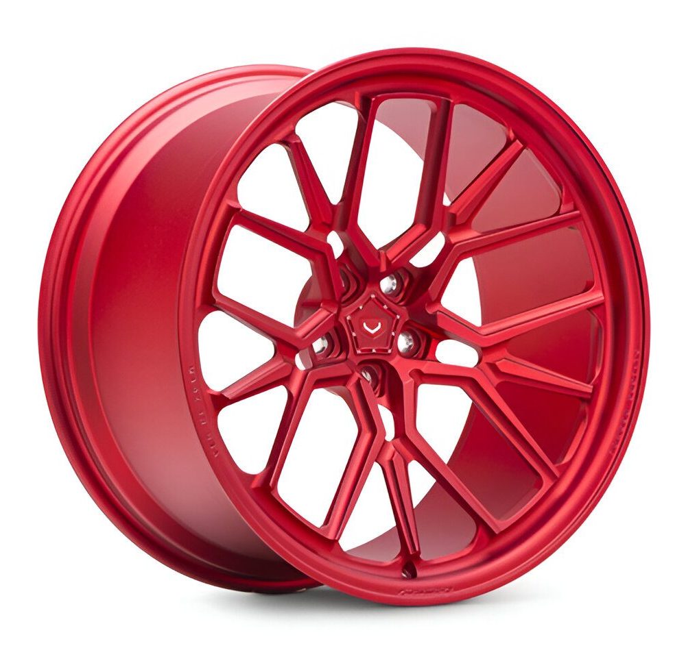 Vossen Forged M-X Series ML-X3 Monoblock Wheel in Scarlet Red - Left Side