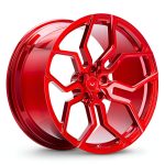 Vossen Forged HC Series HC-3 Monoblock Wheel in Vossen Red - Left Side
