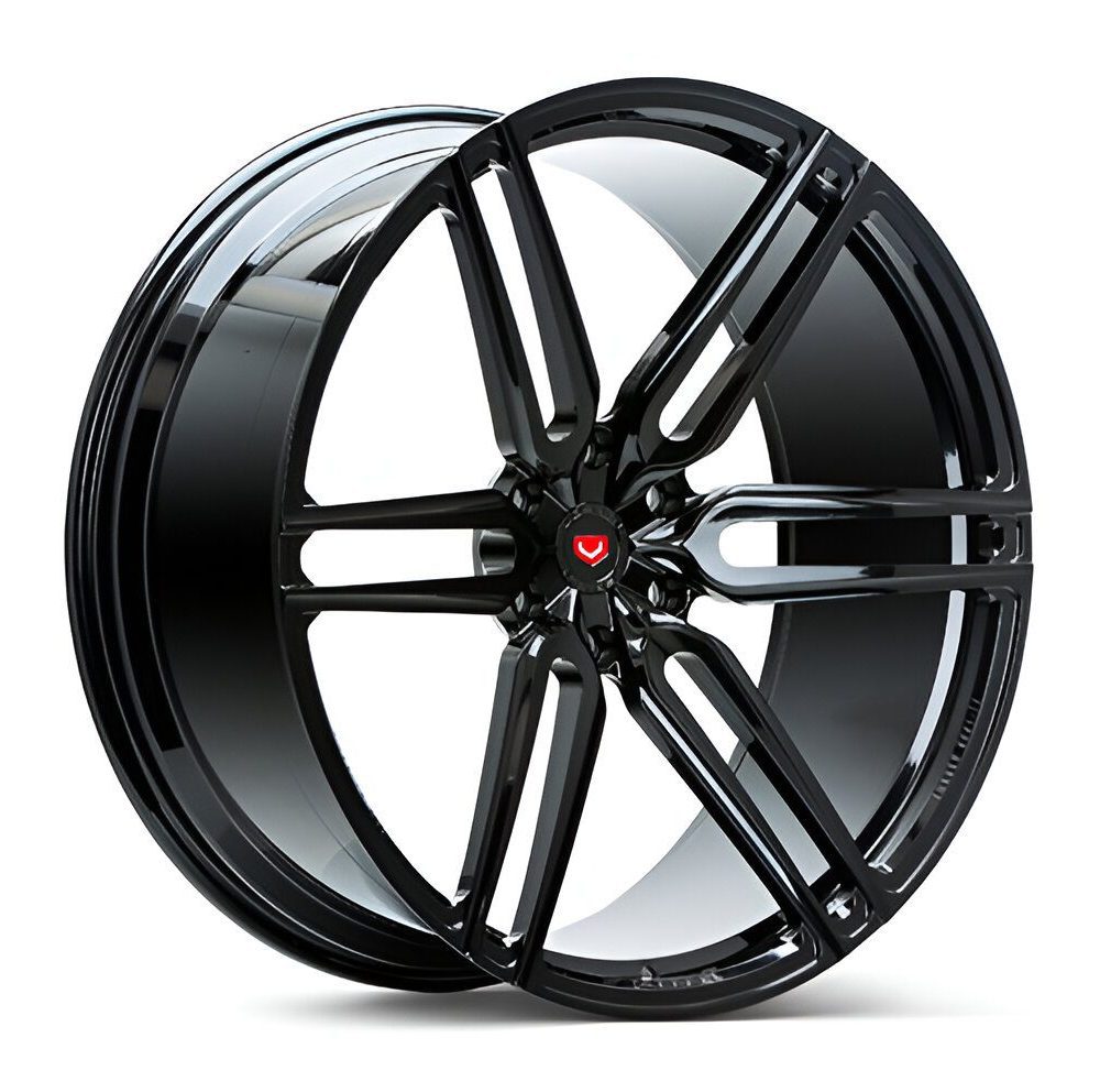 Vossen Forged HC Series HC-1.6 Monoblock Wheel in Gloss Black - Left Side