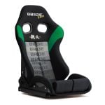 BRIDE STRADIA III KING Reclining Bucket Seat in Black & Green / Gradation