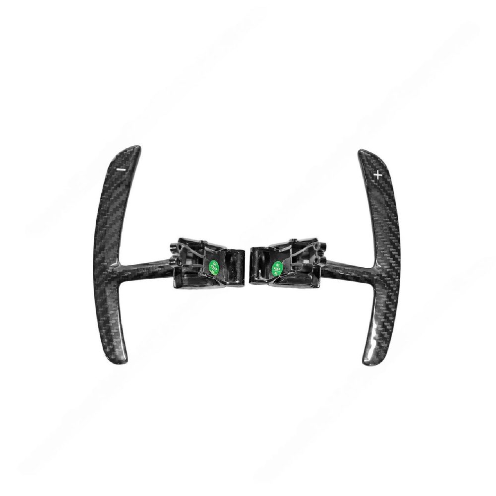 Exotic Car Gear Carbon Paddle Shifter Replacements for 991 Porsche 911 / 982 Boxster & Cayman, 958.2 Cayenne and 971 Panamera