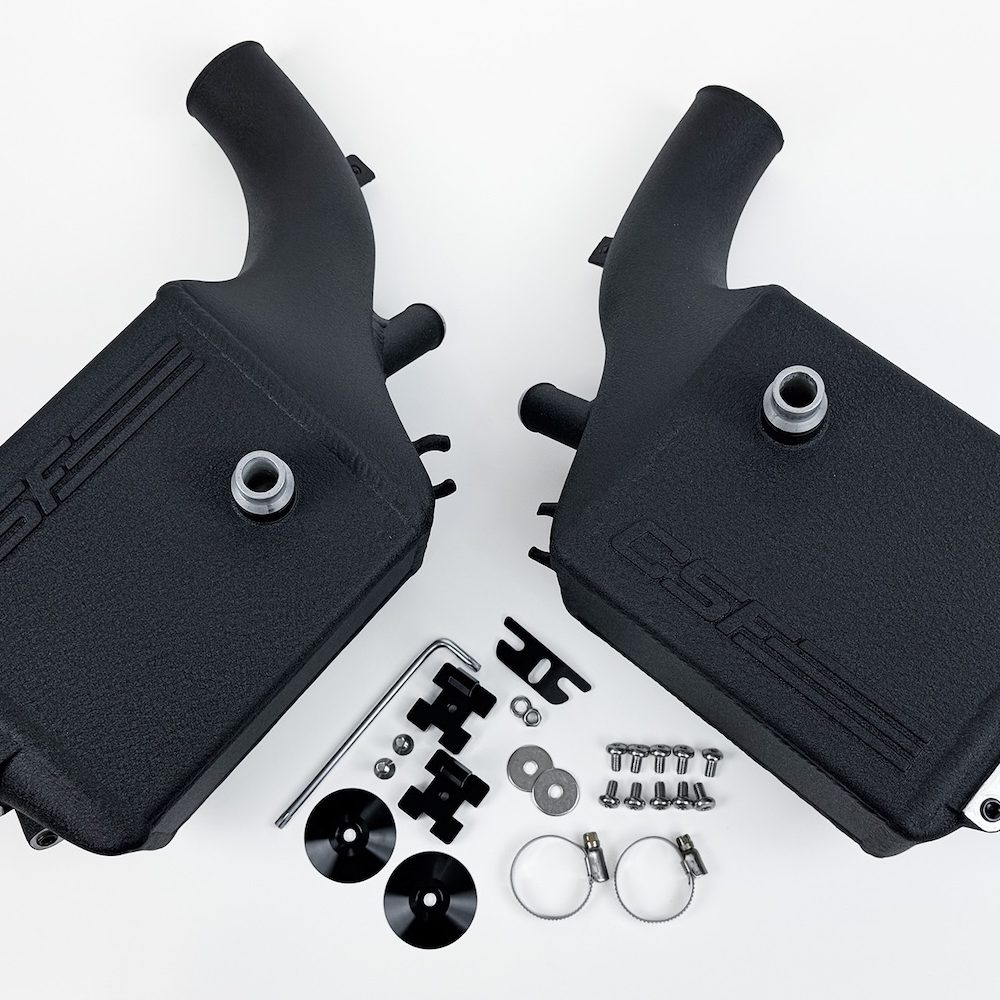 CSF Charge-Air-Cooler for F9x BMW X5M / X6M / G09 XM [8315] - Top View of Components