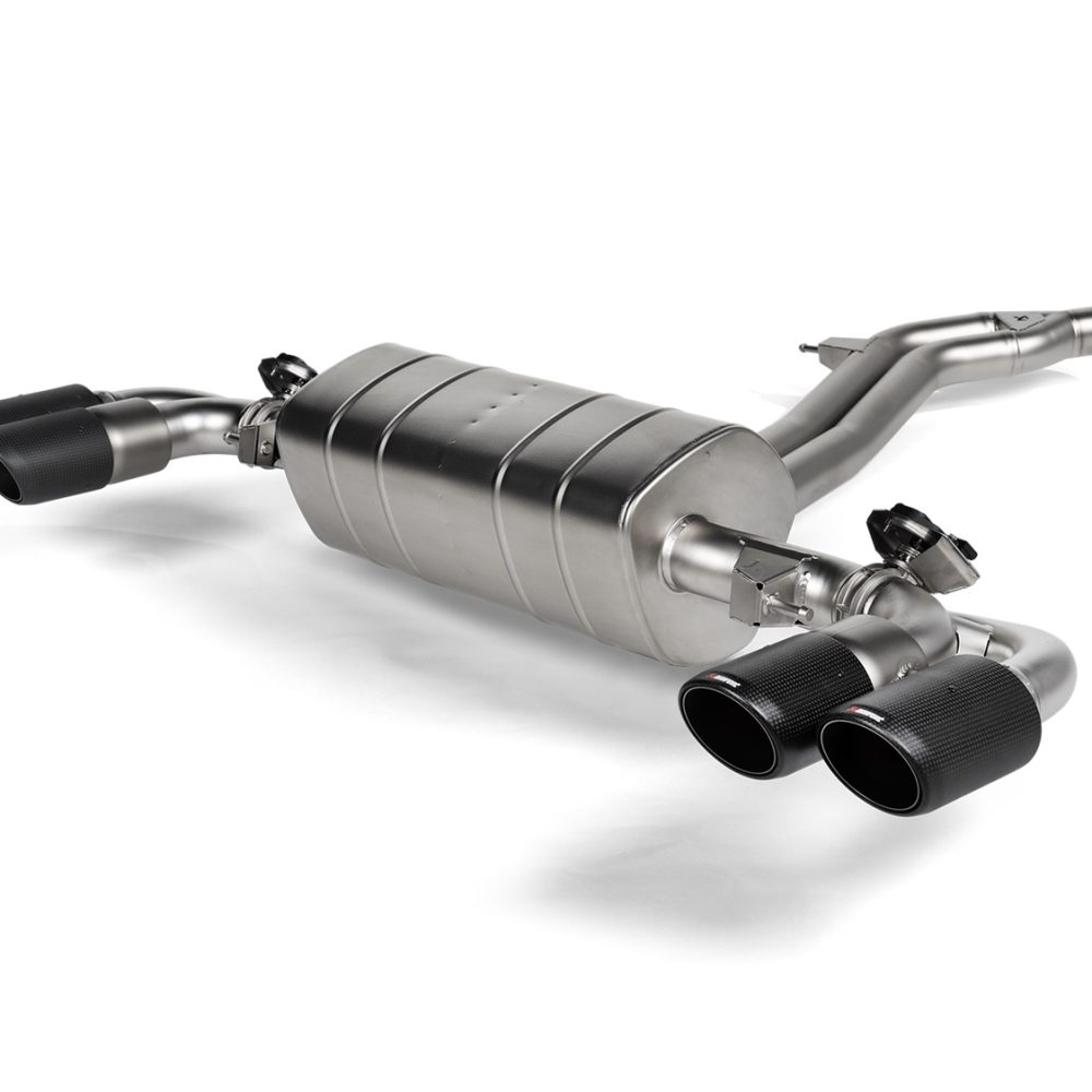 Akrapovič Titanium Evolution-Line Exhaust System with Carbon Tailpipes for 9Y3 Porsche Cayenne, E-Hybrid and S E-Hybrid [S-PO/T/2]