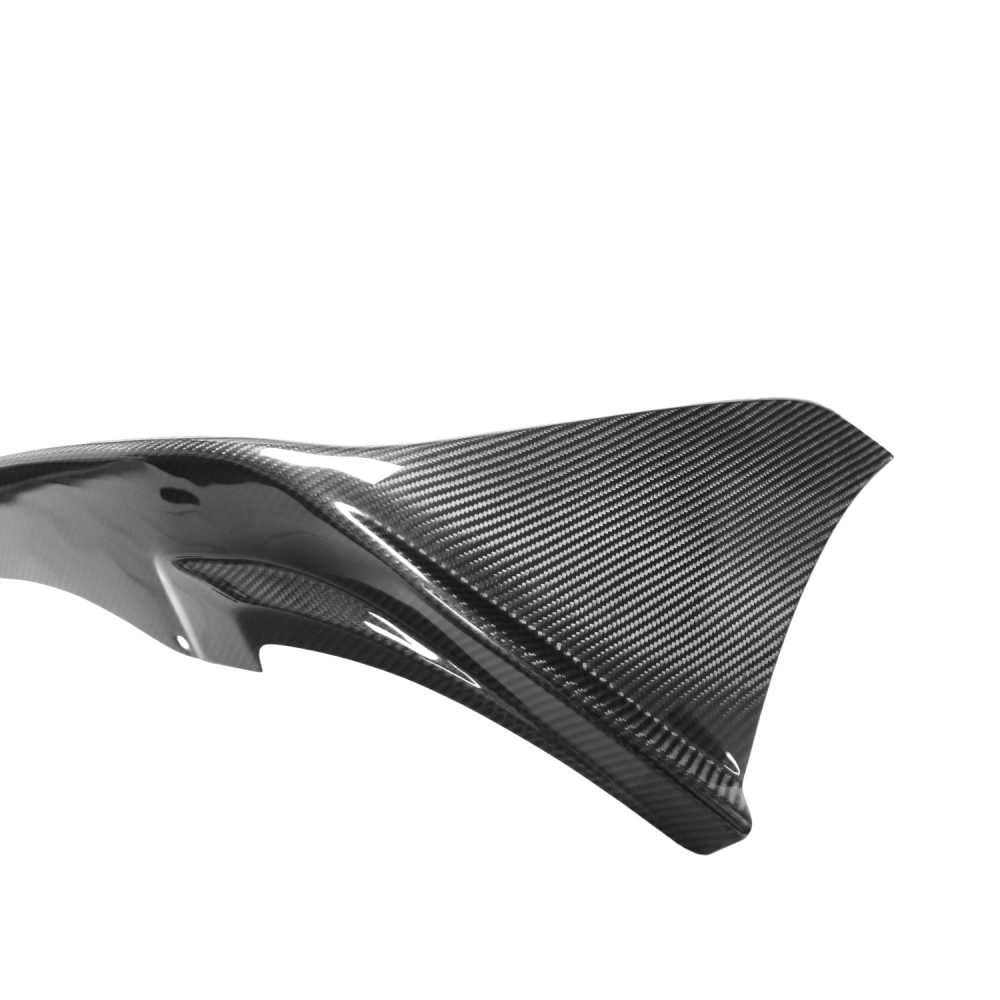 Exotic Car Gear Carbon Front Bumper Splitters for A90 / A91 Toyota GR Supra [ECG-SUP-A90FBS] - Closeup of Carbon Weave