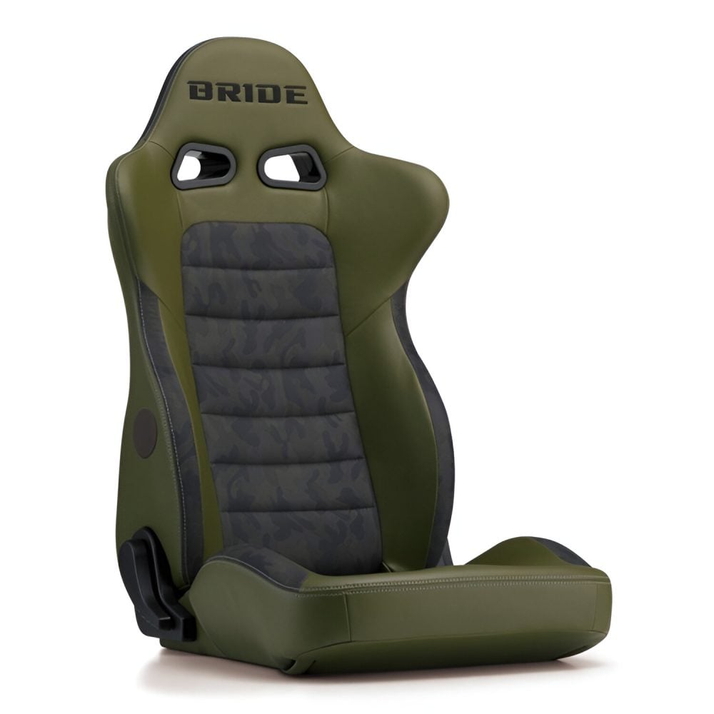 BRIDE EUROGHOST X Reclining Bucket Seat in Olive Green